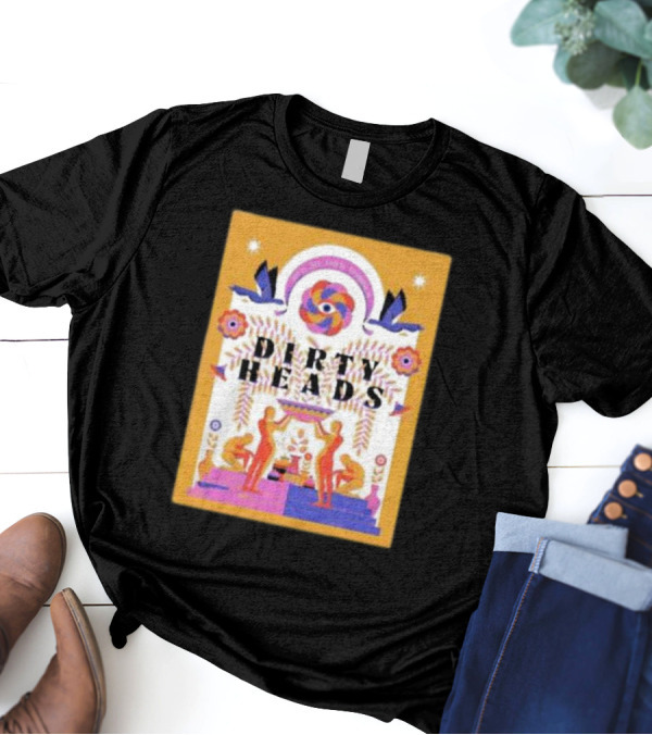 Dirty Heads Colorful Concert Poster Stage AE T-Shirt