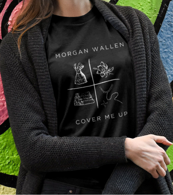 Morgan Wallen Cover Me Up Dress Flower Logs River Quadrants T-Shirt