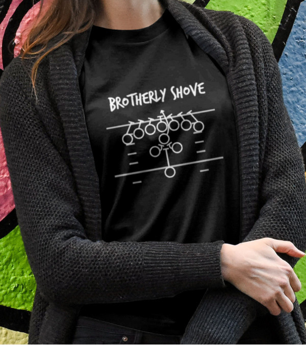 Brotherly Shove Football Play Diagram T-Shirt