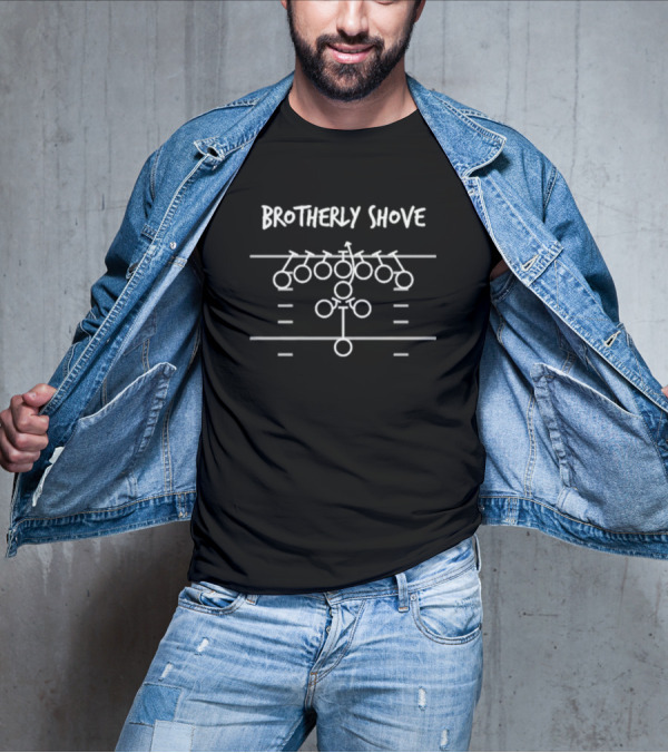 Brotherly Shove Football Play Diagram T-Shirt