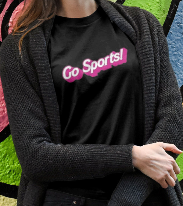 Go Sports Barbie Supportive Cheer In Iconic Pink T-Shirt