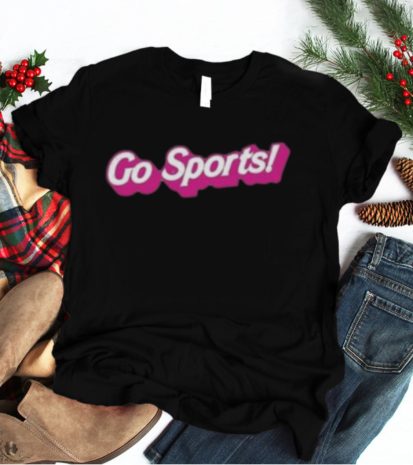 Go Sports Barbie Supportive Cheer In Iconic Pink T-Shirt
