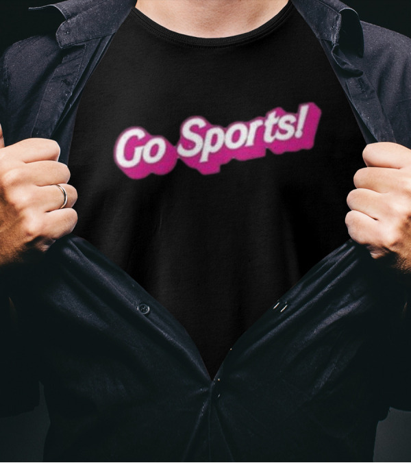 Go Sports Barbie Supportive Cheer In Iconic Pink T-Shirt