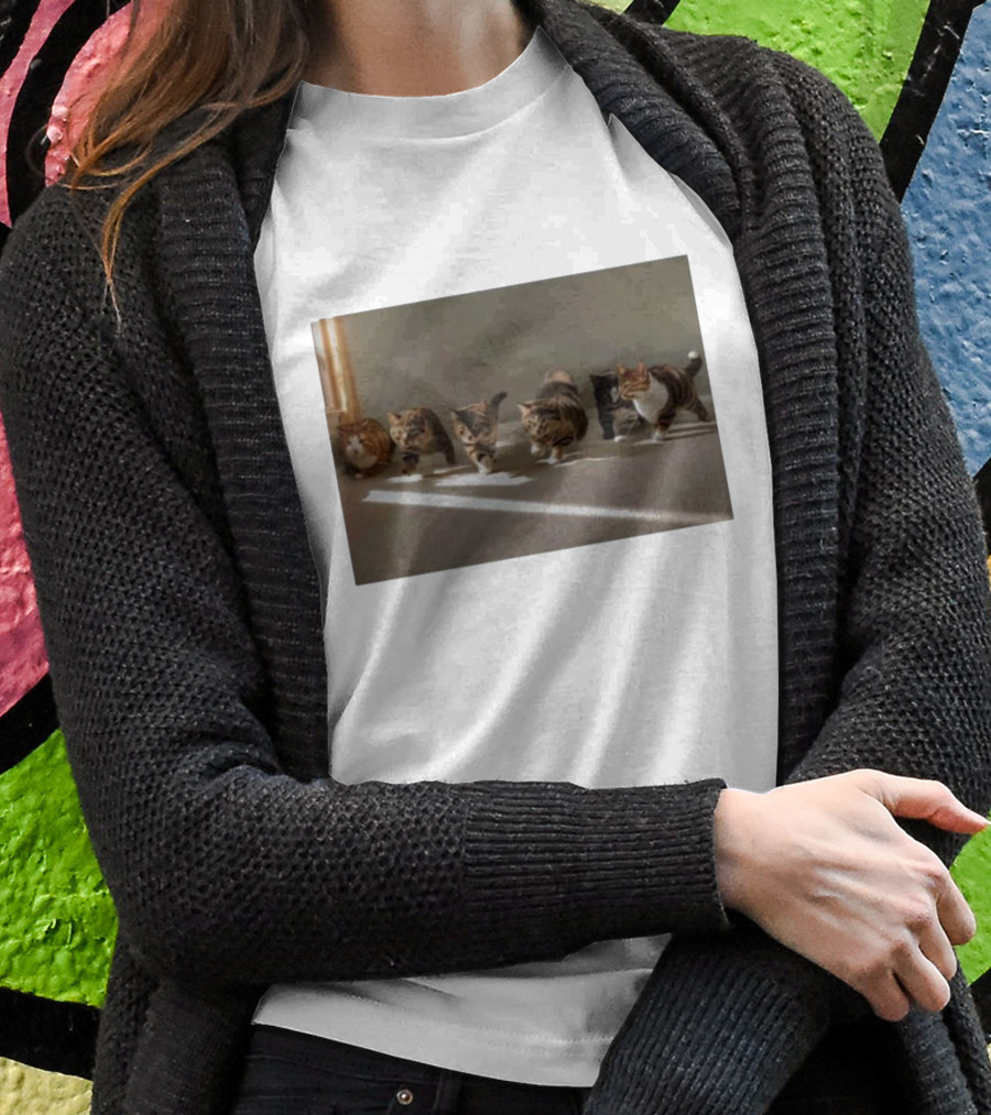 Cats Gay Strut Brigade T-Shirt