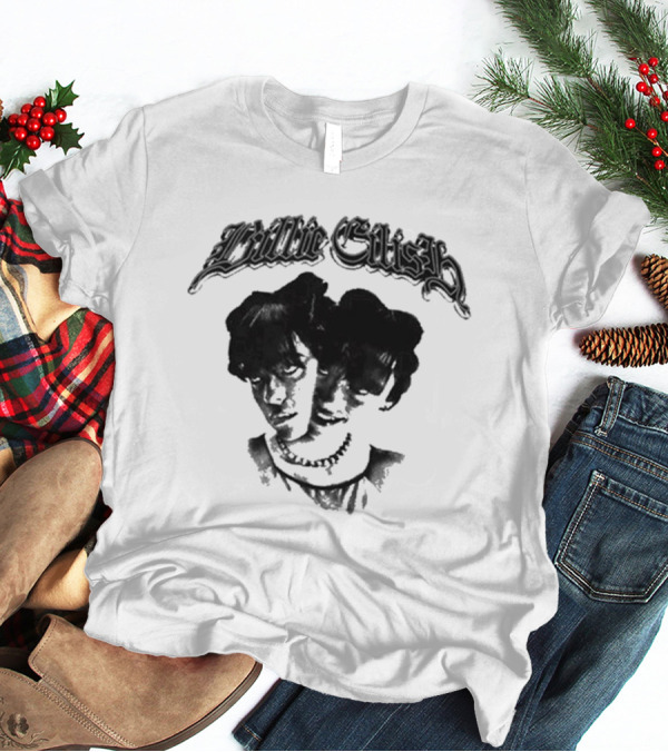 Billie Eilish Double Face New T-Shirt