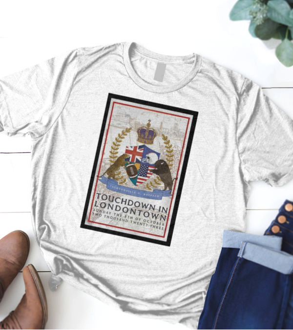 Jacksonville V Buffalo Touchdown In Londontown Sunday The 8th Of October Two Thousand Twenty-Three T-Shirt