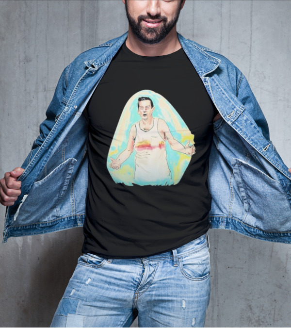 Mike Scollins Aura Character Illustration Tank Top T-Shirt