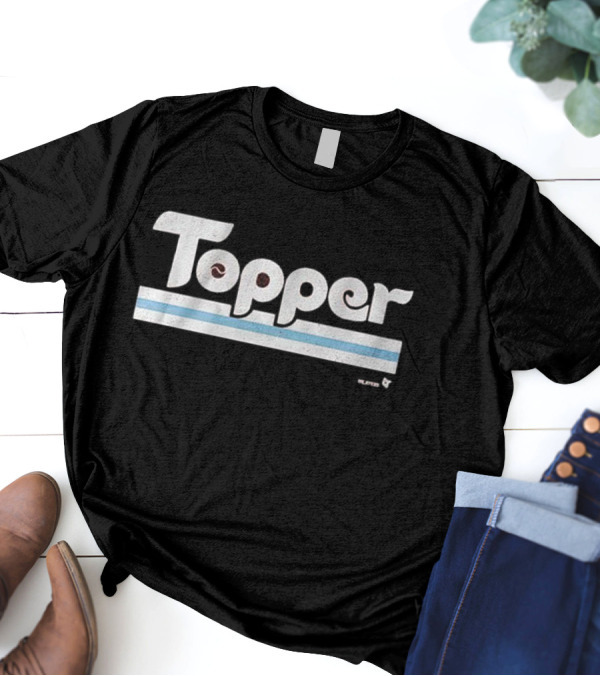 Rob Thomson Topper Phillies Style Retro Font T-Shirt