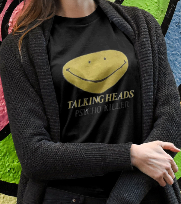 Talking Heads Smiley Face Psycho Killer T-Shirt