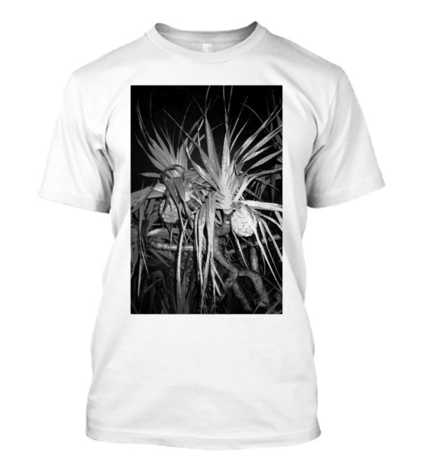 Ichiko Aoba Adan Backprint Monochrome Botanical Merch T-Shirt