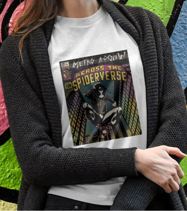 Metro Boomin Across The Spiderverse Comic Style Cover T-Shirt
