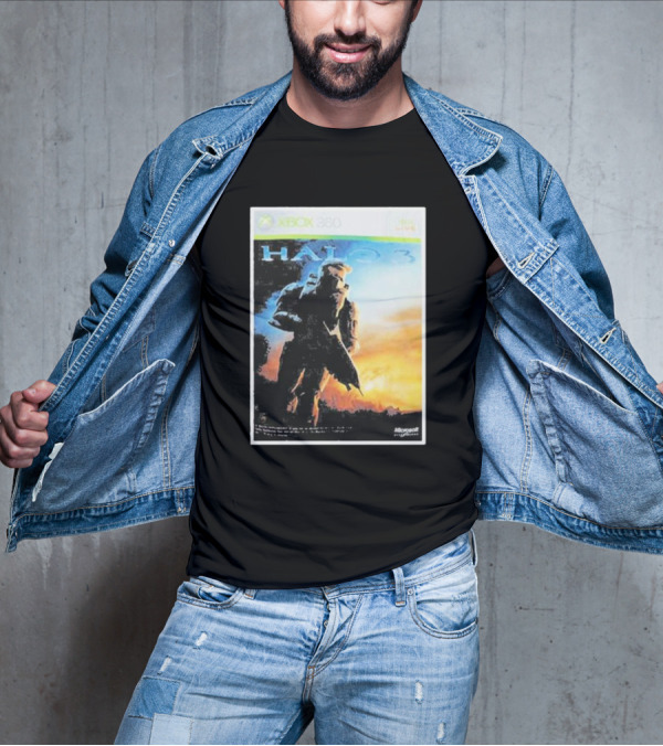 Halo 3 Xbox 360 Master Chief Cover T-Shirt