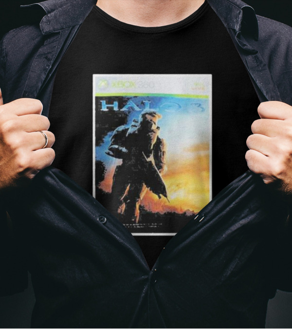 Halo 3 Xbox 360 Master Chief Cover T-Shirt