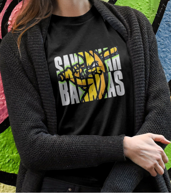 Savannah Bananas Banana Baseball Player T-Shirt