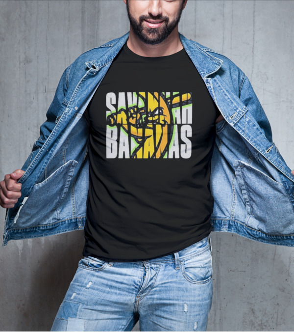 Savannah Bananas Banana Baseball Player T-Shirt