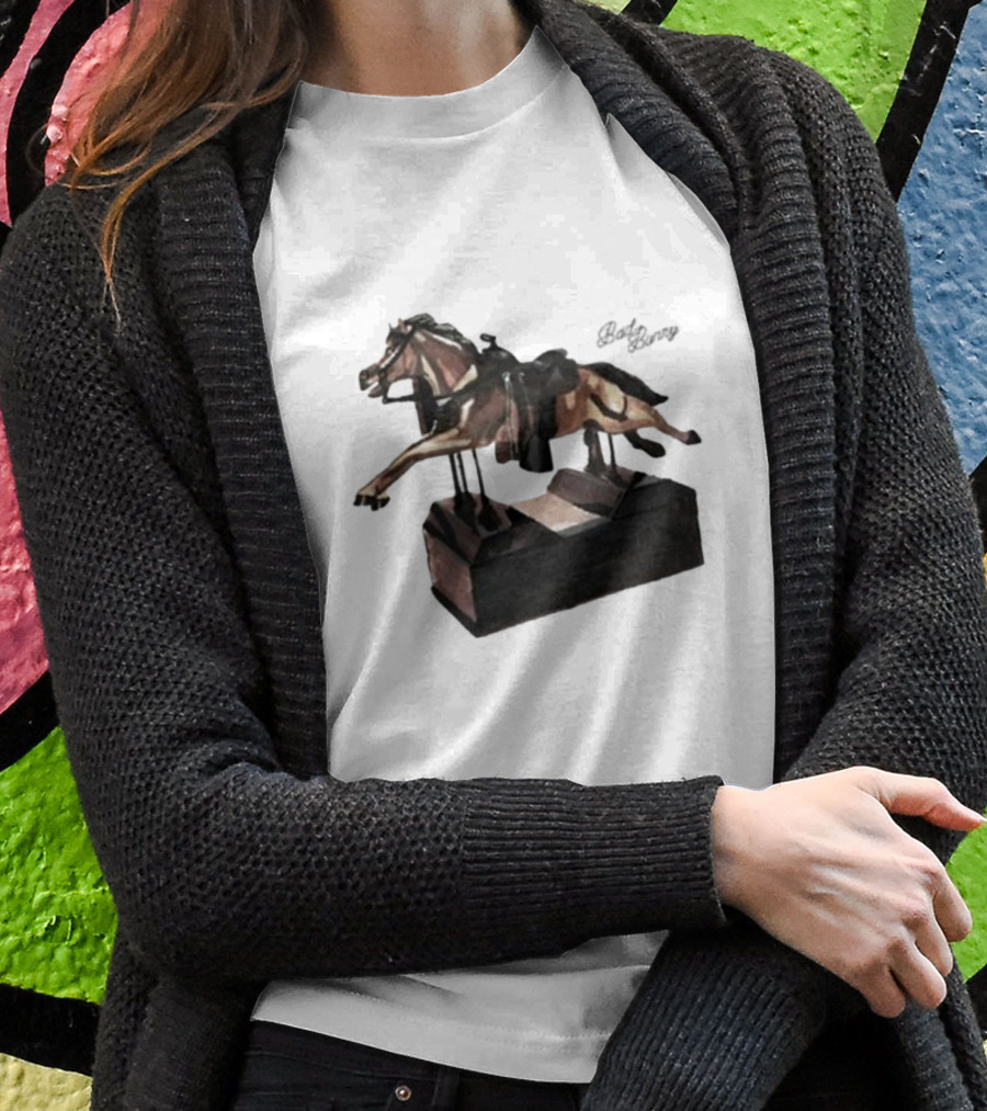 Bad Bunny Un Preview Horse Statue T-Shirt