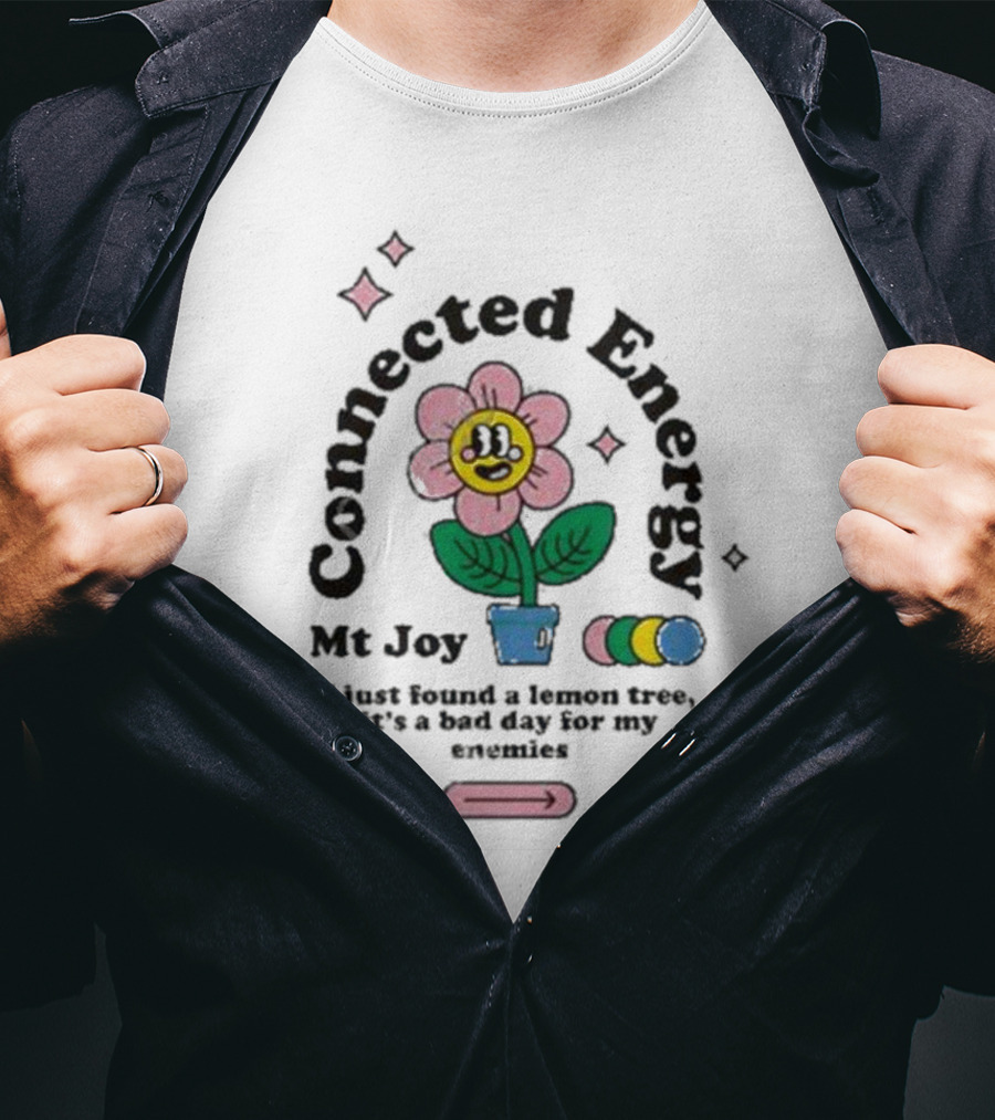 Mt Joy Connected Energy I Just Found A Lemon Tree It's A Bad Day For My Enemies Flower T-Shirt