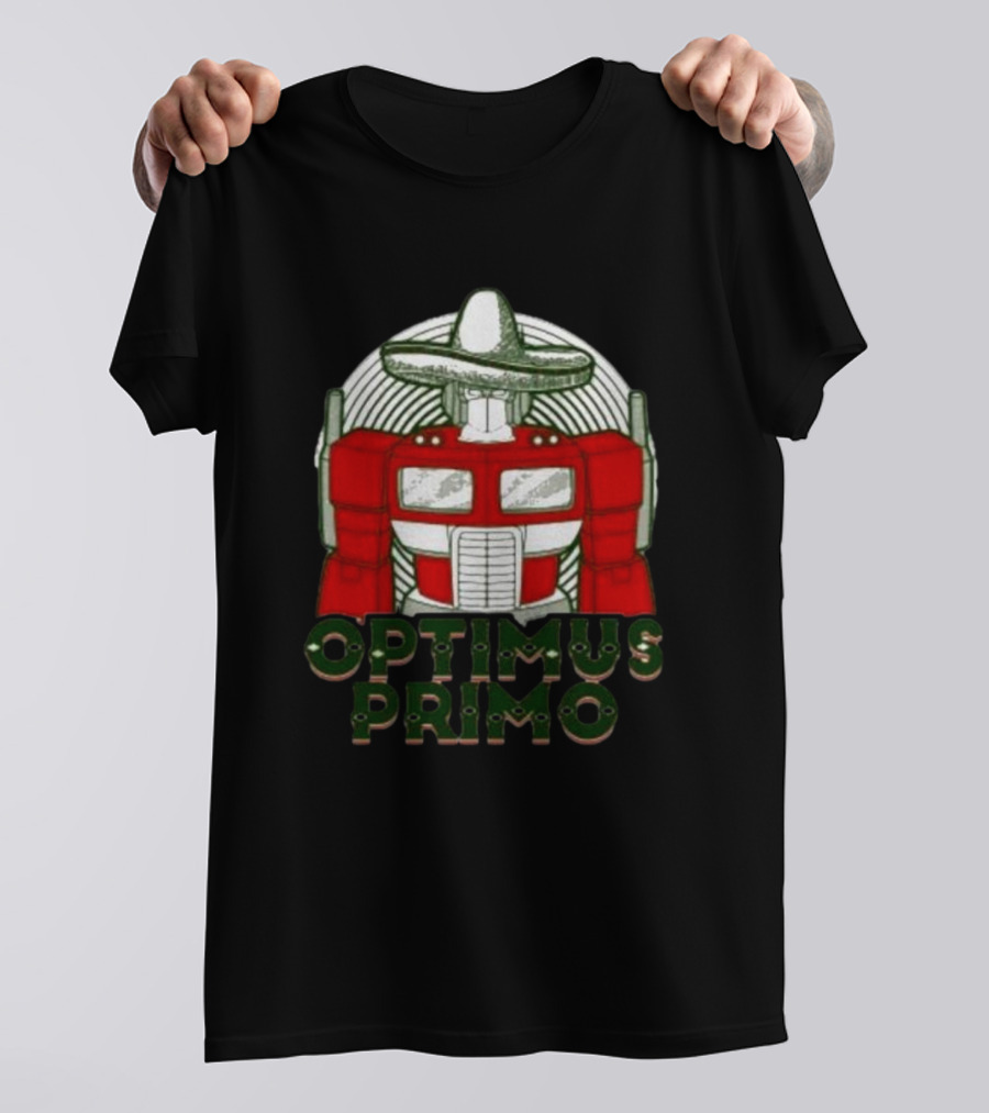 Optimus Primo Sombrero Robot T-Shirt