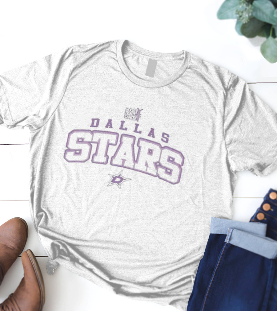 Dallas Stars Hockey Fights Cancer Levelwear Richmond T-Shirt