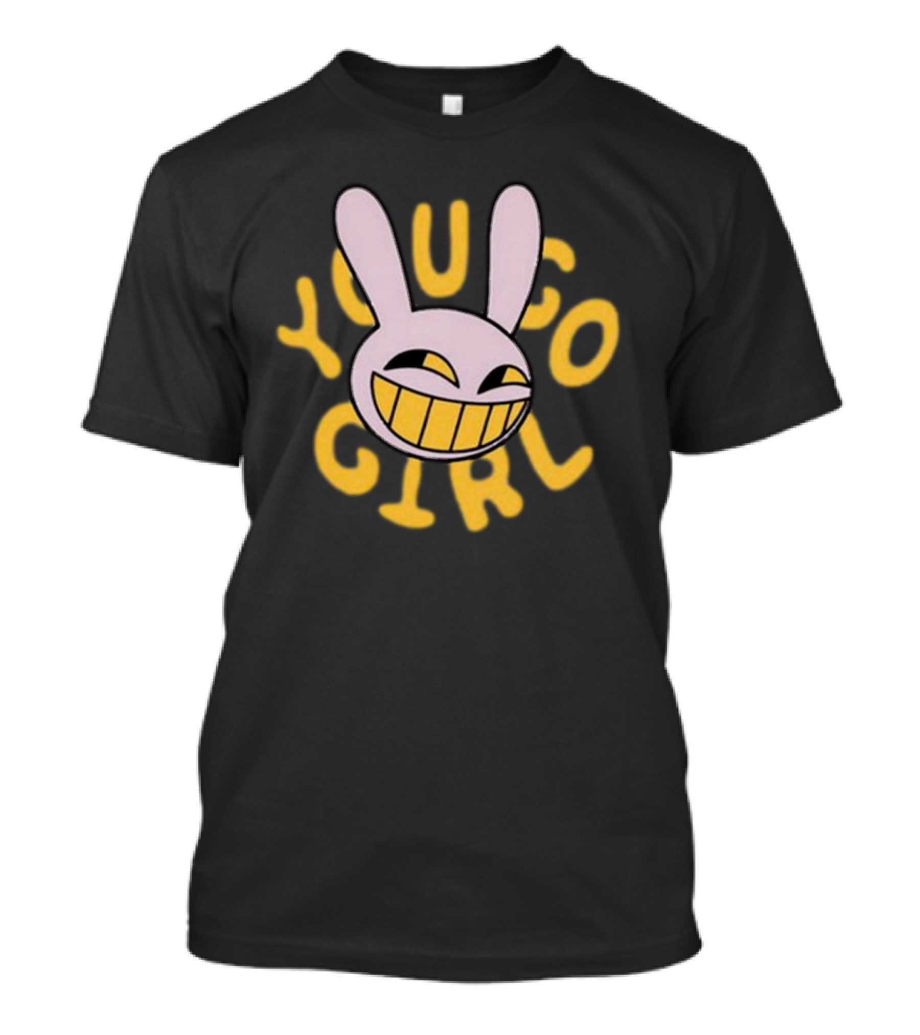 Jax You Go Girl Iconic Smiling Rabbit Face T-Shirt