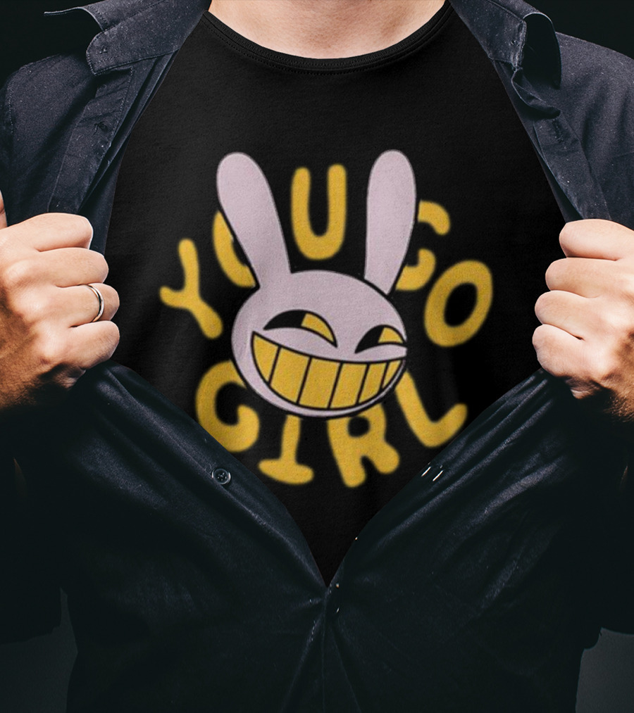 Jax You Go Girl Iconic Smiling Rabbit Face T-Shirt