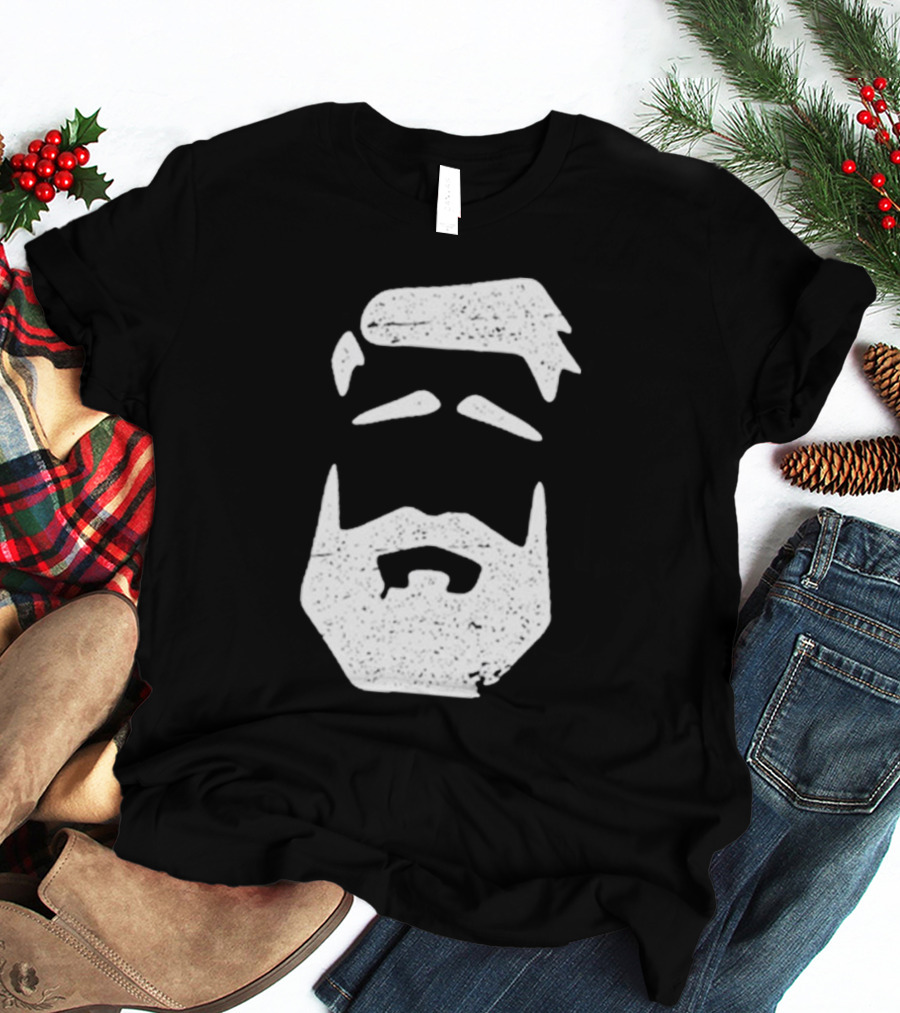 Better Man Beard Textured Face T-Shirt