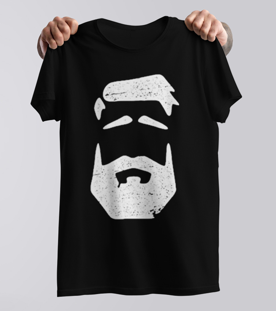 Better Man Beard Textured Face T-Shirt