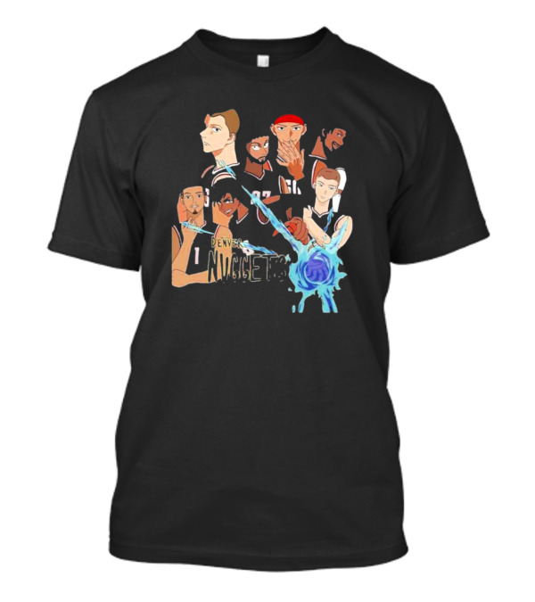 Denver Nuggets NBA Anime Team Crossover T-Shirt