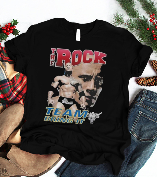The Rock Team Bring It Bull T-Shirt