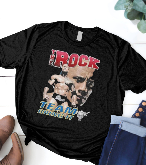 The Rock Team Bring It Bull T-Shirt