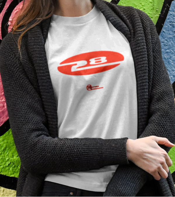 28 Official Programme Logo Red Oval T-Shirt