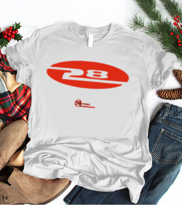 28 Official Programme Logo Red Oval T-Shirt
