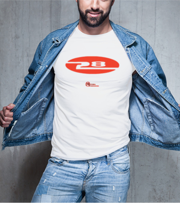 28 Official Programme Logo Red Oval T-Shirt