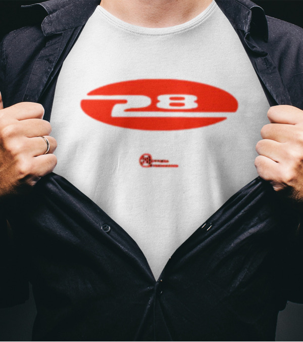 28 Official Programme Logo Red Oval T-Shirt
