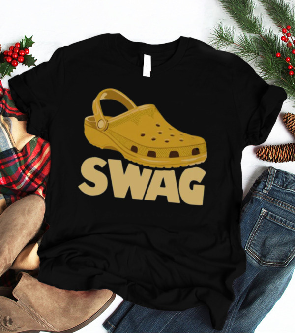 Croc Swag Yellow Clogs T-Shirt