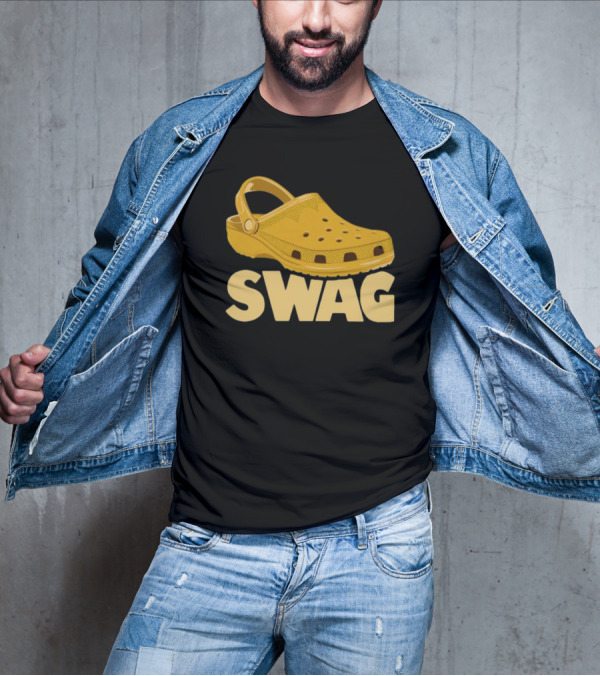 Croc Swag Yellow Clogs T-Shirt