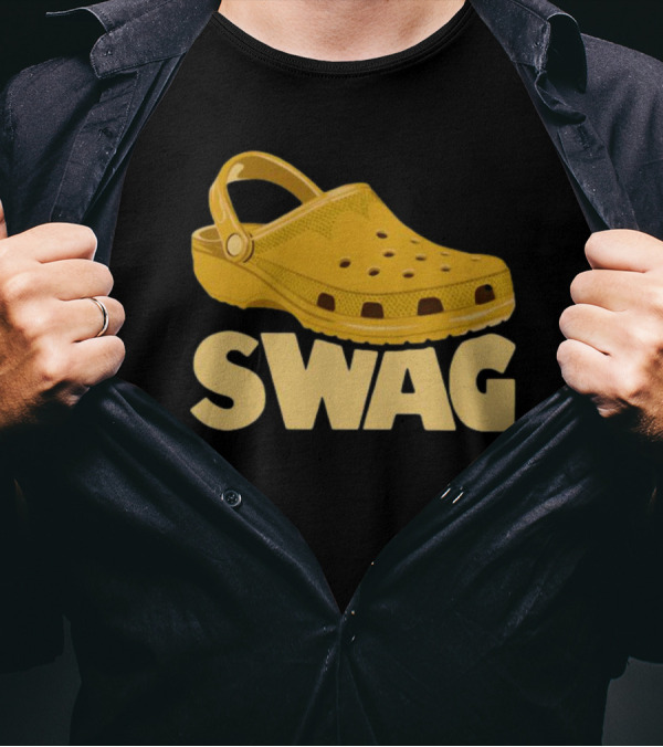 Croc Swag Yellow Clogs T-Shirt