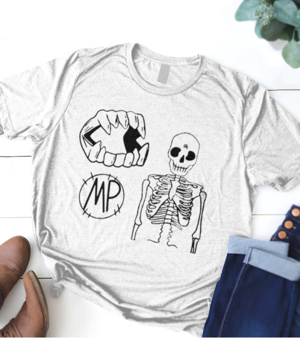 MP Skeleton And Fangs Magnolia Park Merchandise T-Shirt