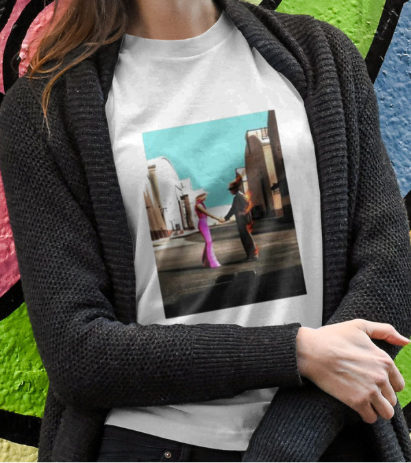 Barbenheimer Street Scene Iconic Film Crossover T-Shirt