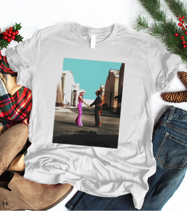 Barbenheimer Street Scene Iconic Film Crossover T-Shirt