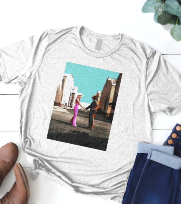 Barbenheimer Street Scene Iconic Film Crossover T-Shirt
