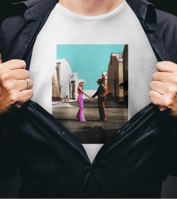 Barbenheimer Street Scene Iconic Film Crossover T-Shirt