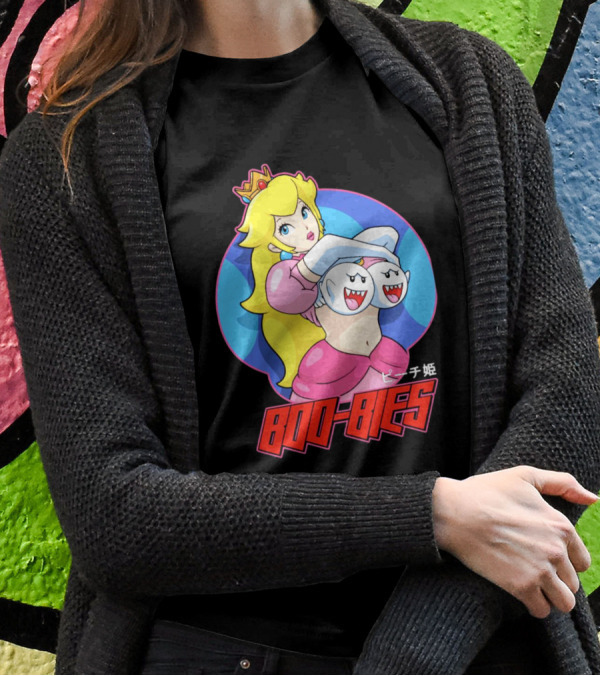 Princess Peach Boo-Bies ピーチ姫 T-Shirt