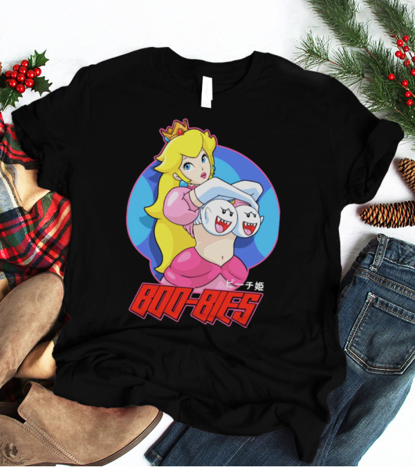 Princess Peach Boo-Bies ピーチ姫 T-Shirt