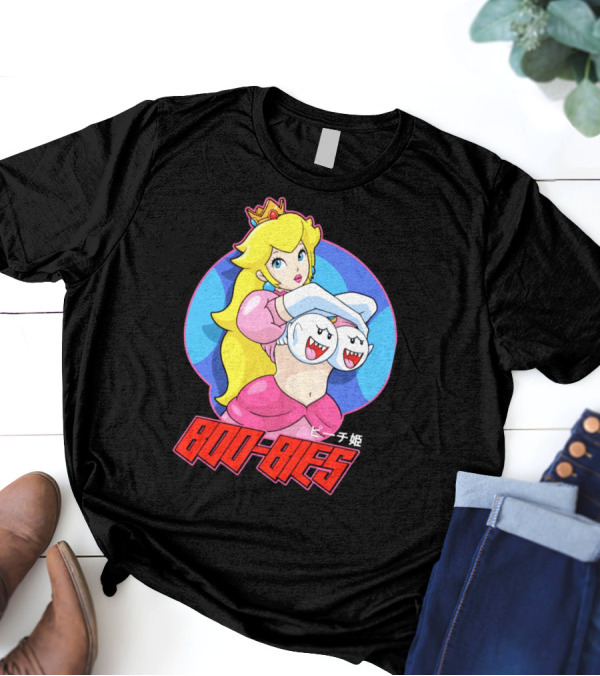 Princess Peach Boo-Bies ピーチ姫 T-Shirt