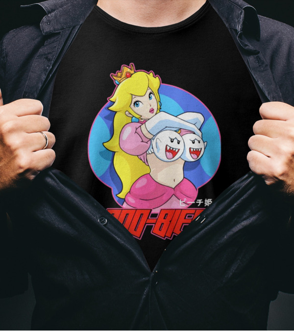 Princess Peach Boo-Bies ピーチ姫 T-Shirt