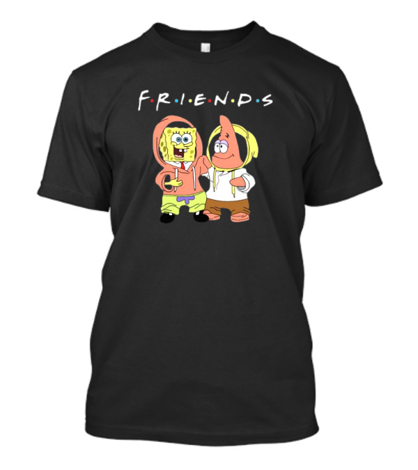 Spongebob Patrick Friends Hoodie Style Tribute To Iconic TV Show T-Shirt