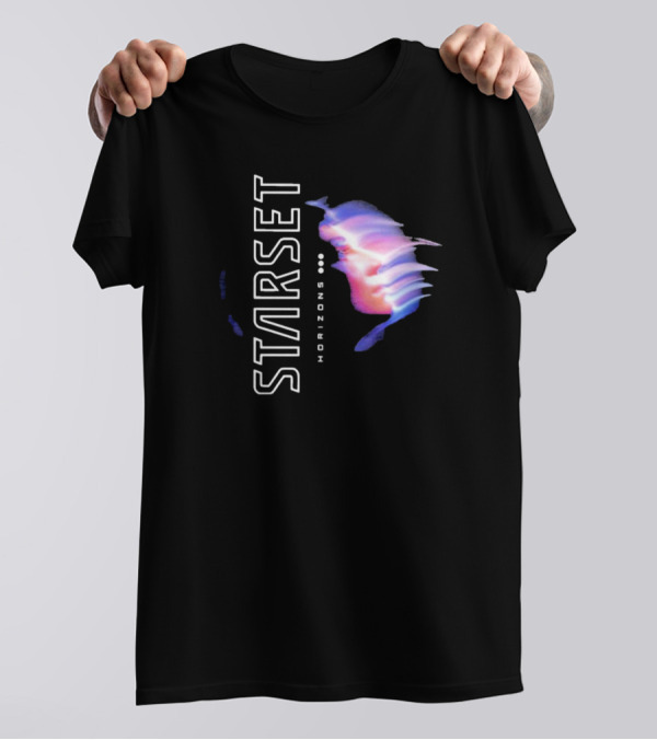 Starset Horizons Sci-Fi Aesthetic With Abstract Face T-Shirt