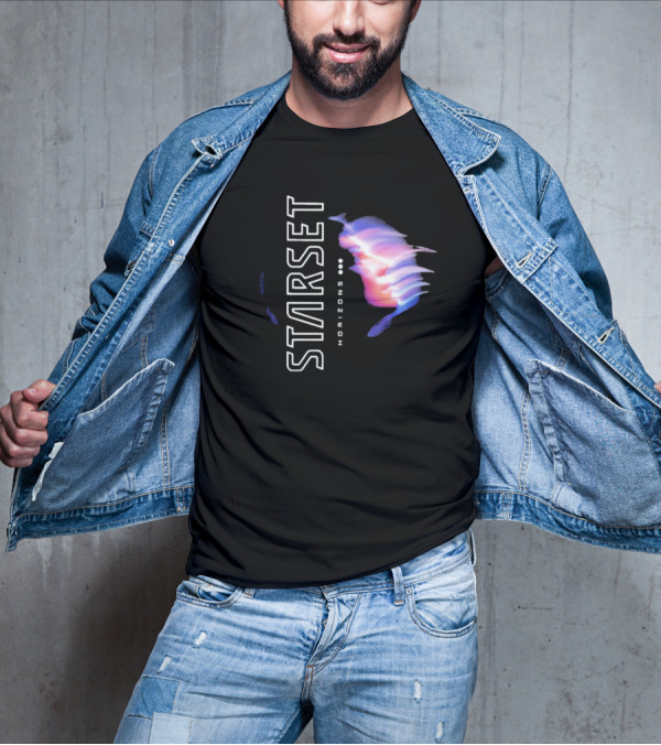 Starset Horizons Sci-Fi Aesthetic With Abstract Face T-Shirt