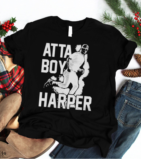 Atta Boy Harper Baseball Player Running T-Shirt